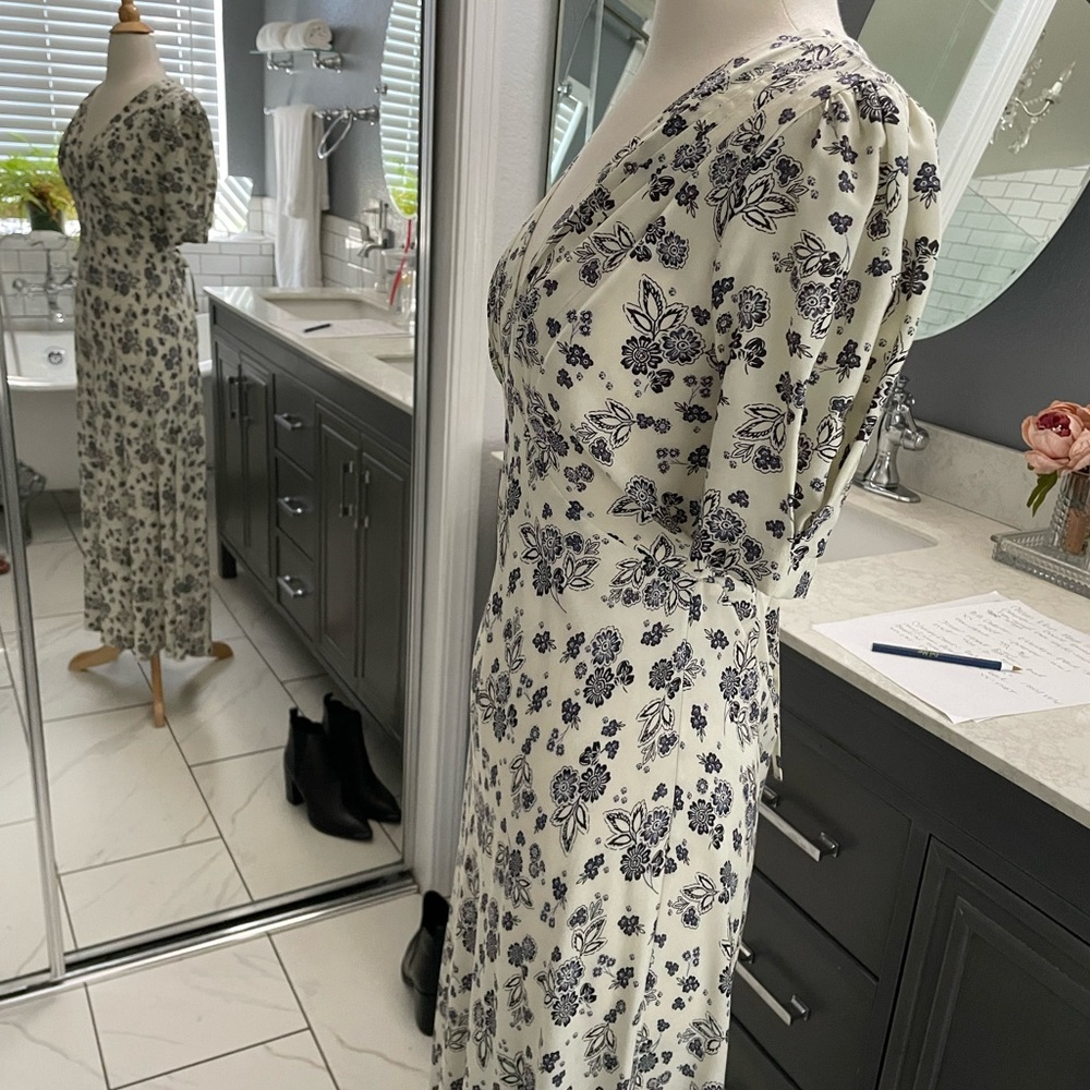 Christy Dawn Cream Floral Maxi Dress - Picture 5 of 10
